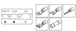SZCZYPCE DO ZACISK.K.KABL.IZOL.0,25-6MM2 BM S.P.A.