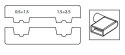 SZCZYPCE DO ZACISK.K.KABL.KĄT.0,5-2,5MM2 BM S.P.A.