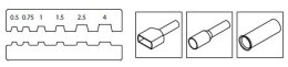 SZCZYPCE DO ZACISK.K.KABL.TULEJ.0,5-4MM2 BM S.P.A.