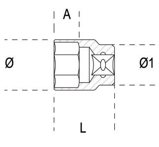 NASADKA 3/8" 9MM BETA UTENSILI S.P.A