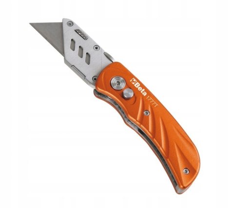 Beta nóż trapezowy składany w pomarańczowym kolorze