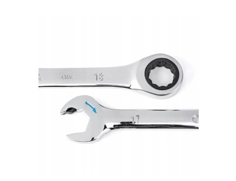 Klucze płasko oczkowe z grzechotką 8 19 mm SATA ST09066 Klucze płasko oczkowe z grzechotką 8 19 mm SATA ST09066