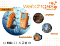 WatchGas QGM - detektor wielogazowy do O2, CO, H2S i gazów palnych - czujnik strażacki i przemysłowy