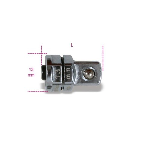 UCHWYT PRZEJŚC.BL.NAS.3/8"-KL.OCZK.13MM BETA UTENSILI S.P.A